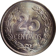 25 Centavos reverse image