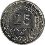 25 Centavos reverse image