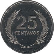 25 Centavos reverse image