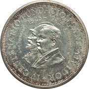 1 Colon San Salvador, El Salvador, 1925 reverse image
