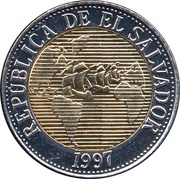 5 Colones obverse image