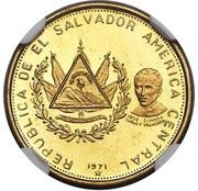 25 Colones Pattern obverse image