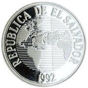 150 Colones Discovery of America obverse image