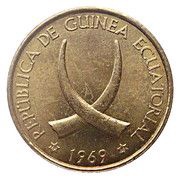 1 Peseta Guineana obverse image