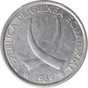 5 Pesetas Guineanas obverse image
