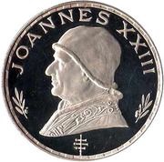 75 Pesetas Guineanas Pope John XXIII reverse image
