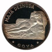 100 Pesetas Guineanas Maja Desnuda reverse image