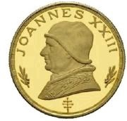 500 Pesetas Guineanas Pope John XXIII reverse image