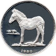 2000 Ekuele Burchell's Zebra reverse image