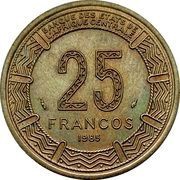 25 Francos CFA reverse image