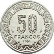 50 Francos CFA reverse image