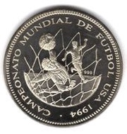 1000 Francos CFA 1994 World Cup USA, Equatorial Guinea, 1994 reverse image