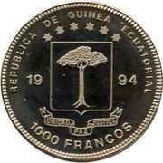 1000 Francos CFA Berlin Gedächtniskirche obverse image