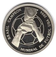 1000 Francos CFA 1994 World Cup USA, Equatorial Guinea, 1994 reverse image