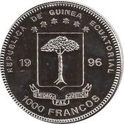1000 Francos CFA Rolf Knie obverse image