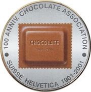 1000 Francos CFA Chocolate Association, Equatorial Guinea, 2001 reverse image