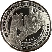 1000 Francos CFA Giraffe, Equatorial Guinea, 2023 reverse image