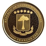 3000 Francos CFA Giraffe obverse image