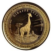 3000 Francos CFA Giraffe reverse image