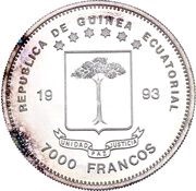 7000 Francos CFA Antelope obverse image