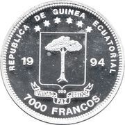 7000 Francos CFA obverse image