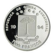 7000 Francos CFA St. Bernard Dog obverse image