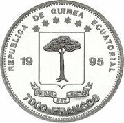 7000 Francos CFA United Nations Anniversary obverse image