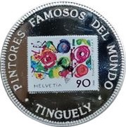 7000 Francos CFA Tinguely reverse image