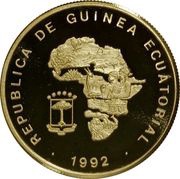 15 000 Francos CFA African Elephant obverse image