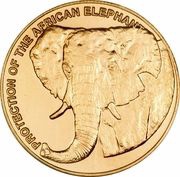 30 000 Francos CFA Protection of the African Elephant reverse image