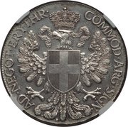 1 Thaler Pattern reverse image