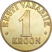 1 Kroon reverse image