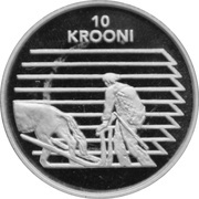 10 Krooni Independence reverse image
