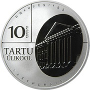 10 Krooni University of Tartu reverse image