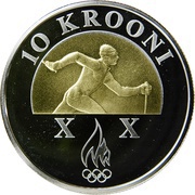 10 Krooni Olympic Winter Games, Torino reverse image