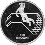 100 Krooni Independence, Estonia, 1998 reverse image