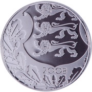 100 Krooni 90th Anniversary of Republic obverse image