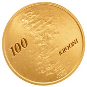 100 Krooni Estonian People, Estonia, 2010 reverse image