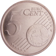 5 Euro Cents reverse image