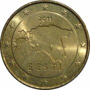 50 Euro Cents 2nd map obverse image