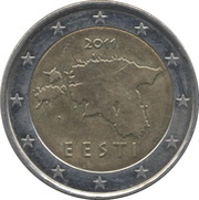 2 Euro 2nd map obverse image