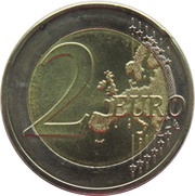 2 Euros 10 Years of Euros Cash reverse image