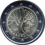 2 Euros Road to Independence obverse image