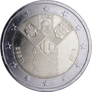 2 Euros 100th Anniversary of the Baltic States obverse image