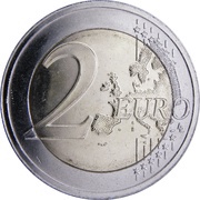 2 Euros 100th Anniversary of the Baltic States, Estonia, 2018 reverse image