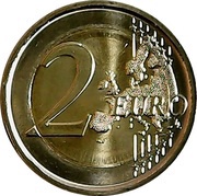 2 Euros Centenary of the Tartu Peace Treaty, Estonia, 2020 reverse image