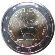 2 Euros Wolf obverse image