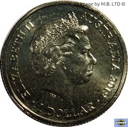 1 Dollar - Elizabeth II 4th Portrait - The Great Air Race - Sopwith Wallaby obverse image
