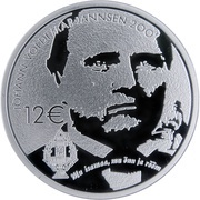 12 Euros Johann Voldemar, Estonia, 2019 reverse image