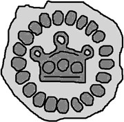 Denier Bracteate Reval reverse image